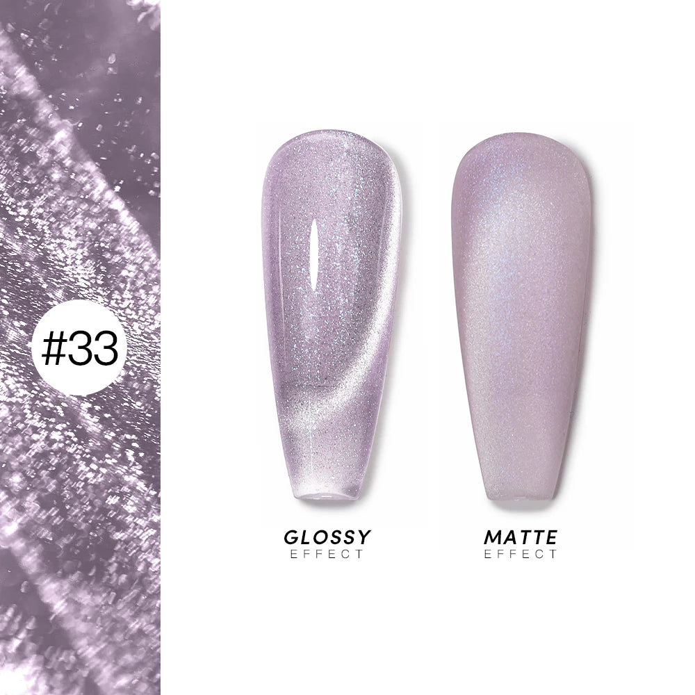 AS 15ml Cat Magnetic Gel Nail Polish Cat Eye Glitter Effect Semi Permanent 36 Colors  Soak Off UV Gel Varnish Manicure Nail Art