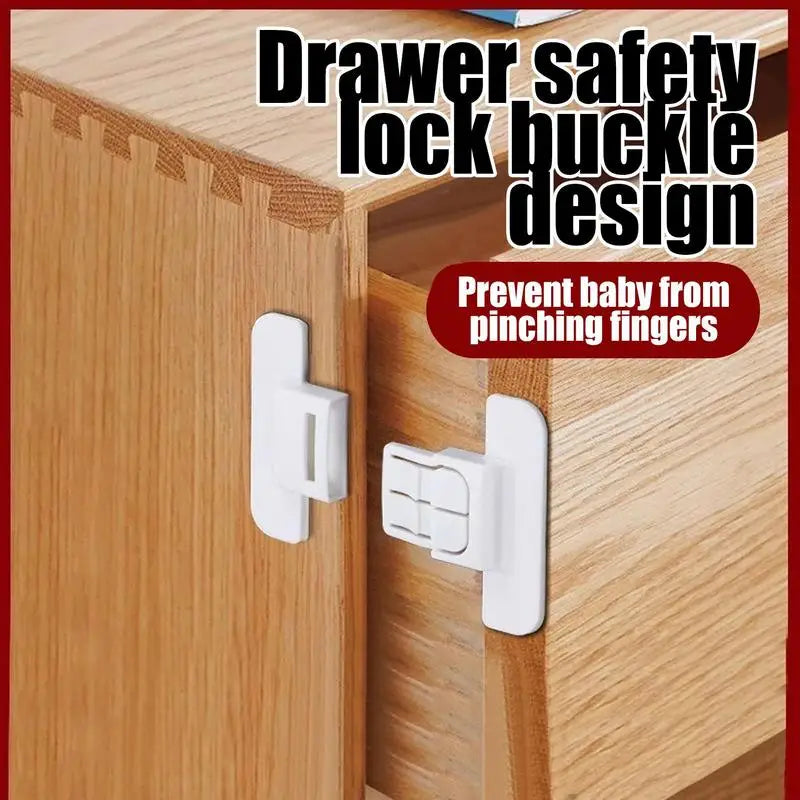 Kids Safety Locker Home Security Protection Door Drawer Lock for Children Refrigerator Cabinet Locks for Baby Safe Care 1PC