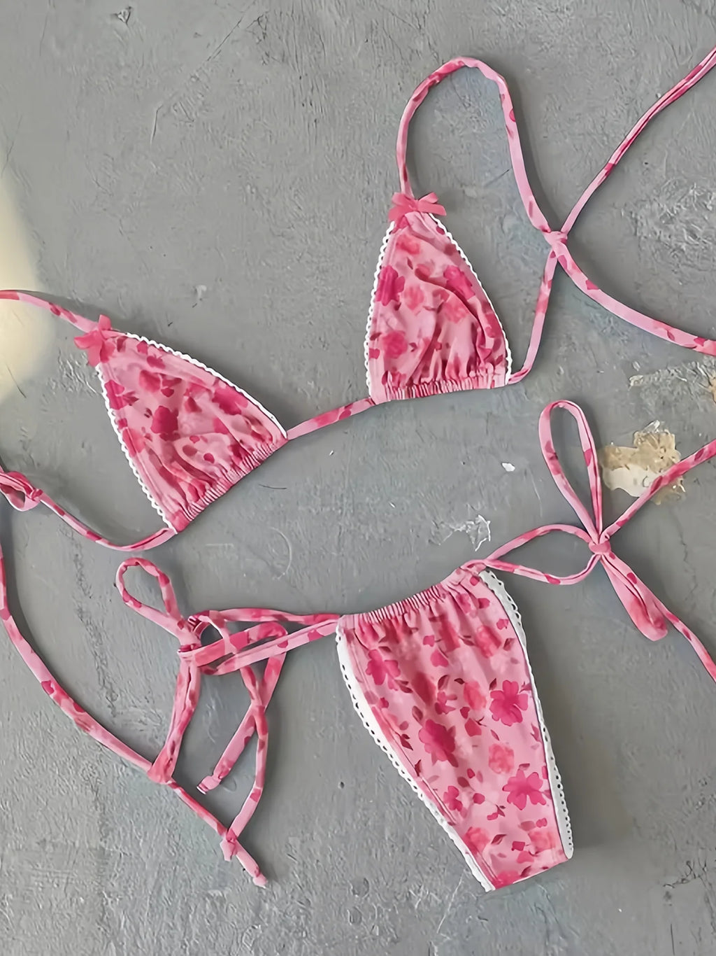 Micro Bikini Push-Up Damen Bademode 2026 Sexy weibliche Bademode Brasilianischer Bikini Set Tanga Biquini Badeanzüge Print Strandbekleidung