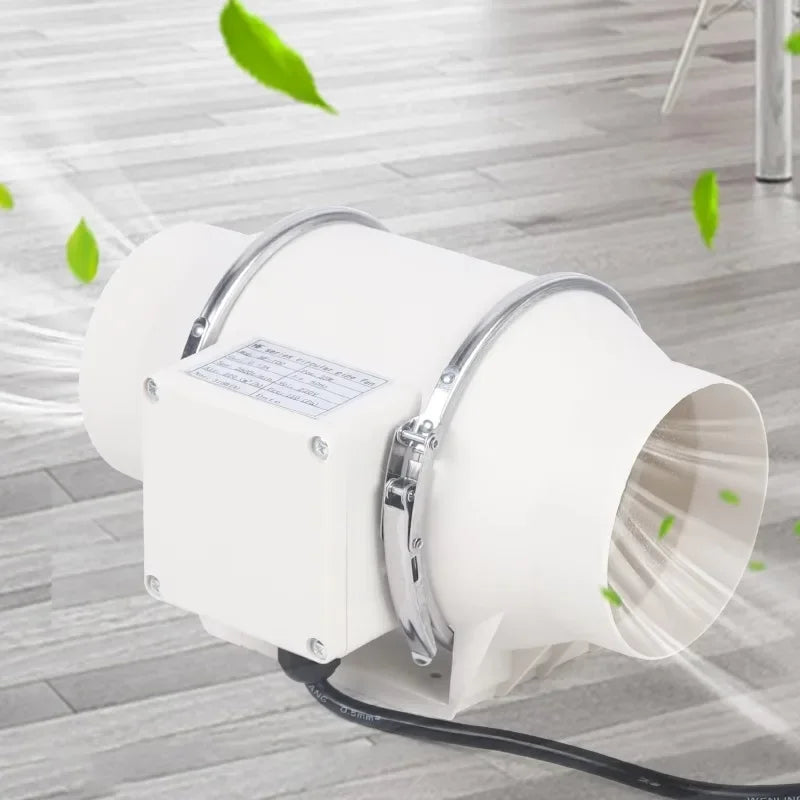 Duct Round 3 Inch 4 Inch 5 Inch 6 Inch Exhaust Ventilation Fan Kitchen Household Extractor Fan Bathroom Exhaust Fan