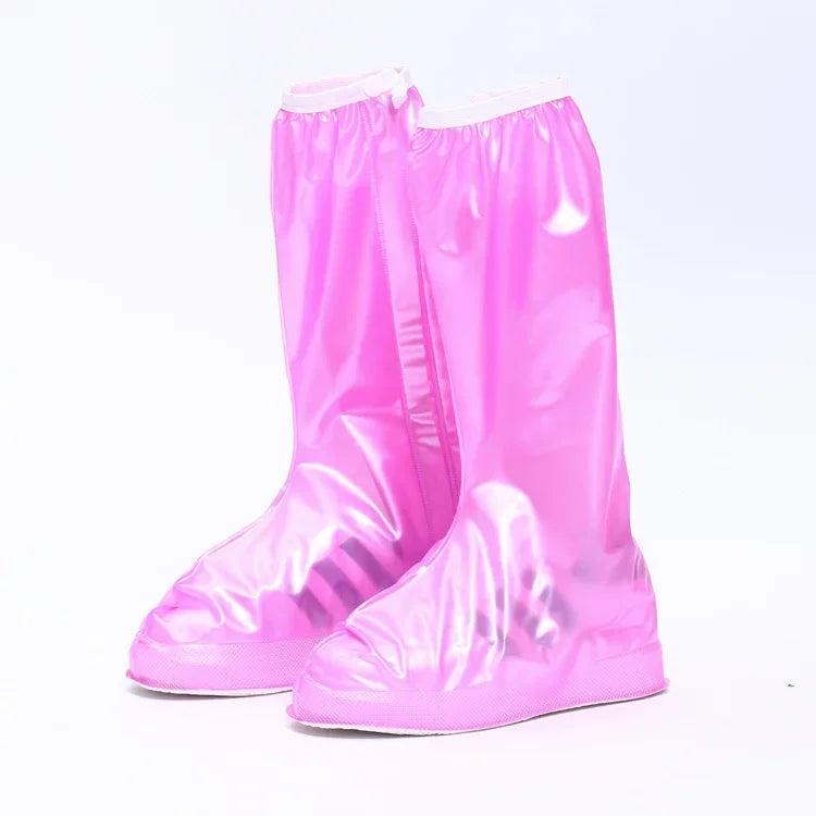 40cm Tall Shoes Cover Rain Waterproof Silicone Shoes Protectors Cycling Rain Boots Non-Slip Shoe Cover Rainy Water proof shoes