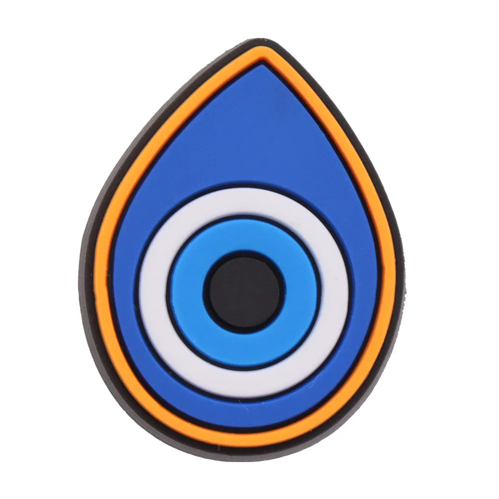 Eyeball Shoe Charms for Crocs Accessories Men Women Colorful Evil Hand Fashion Garden Sandals Buckle Decorations Pins Kids Shoes