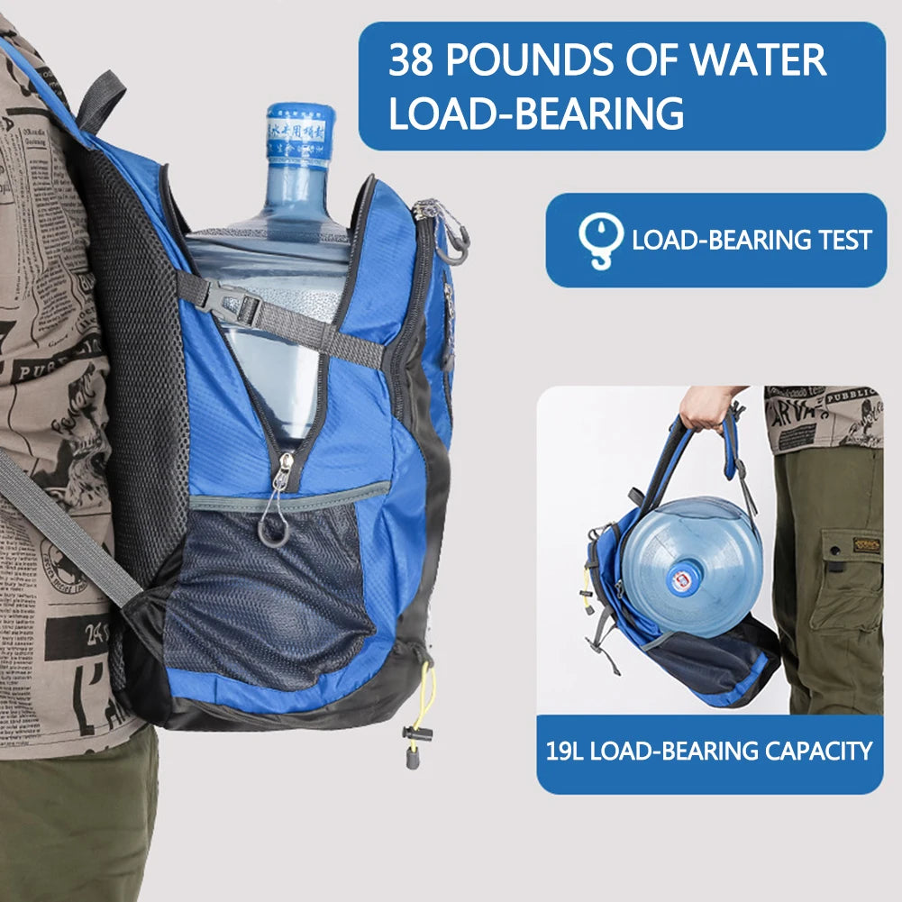 New 40L Outdoor Hiking Backpack Classic Men Women Waterproof Travel Backpack Lightweight Camping Shoulder Bag Mountaineering Bag