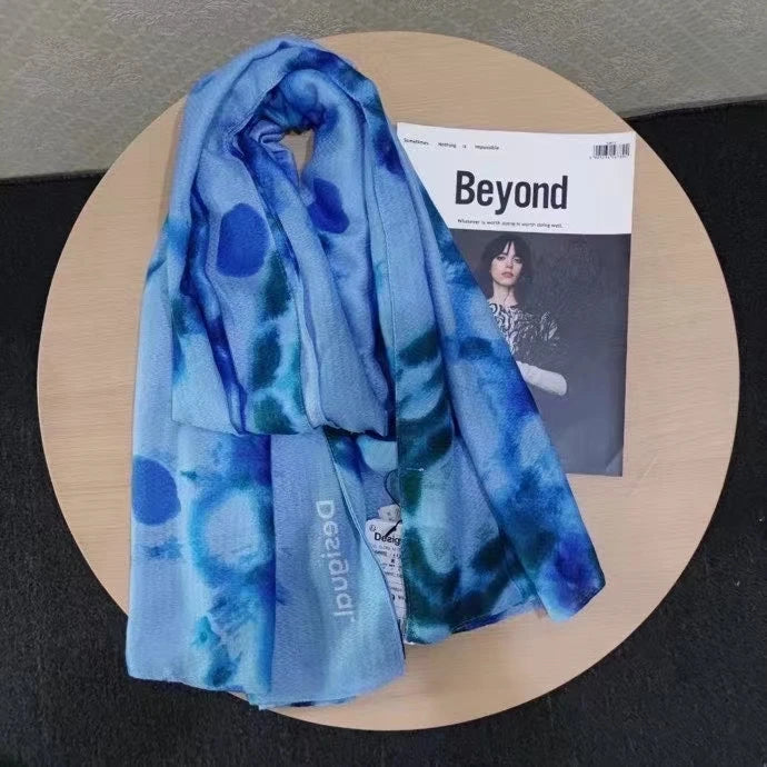 Foreign trade original single Spanish new trend colorful leisure gift shawl scarf scarf
