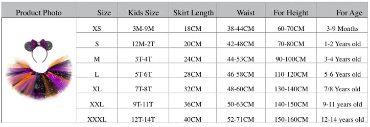Girls Halloween Glitter Tutu Skirts Baby Ballet Tulle Pettiskirts with Witch Hat Broomsticks Kids Cosplay Party Costumes Cloth