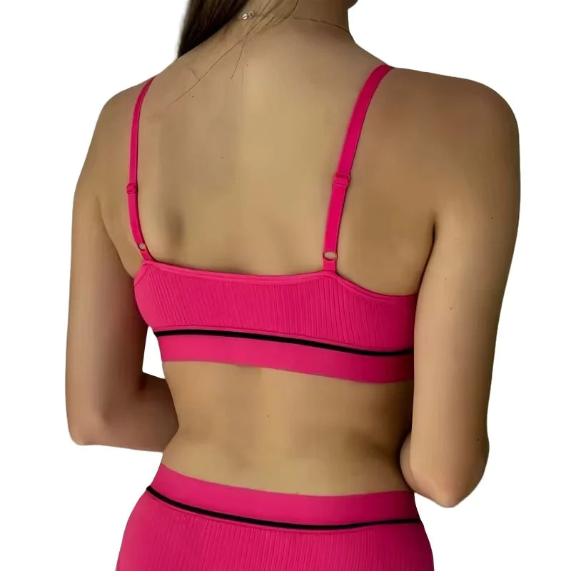 Women Cotton Tube Tops Wire Free Bra Solid Color Adjusted Straps Lingerie Breathable Underwear Push Up Tube Bra Cropped Top