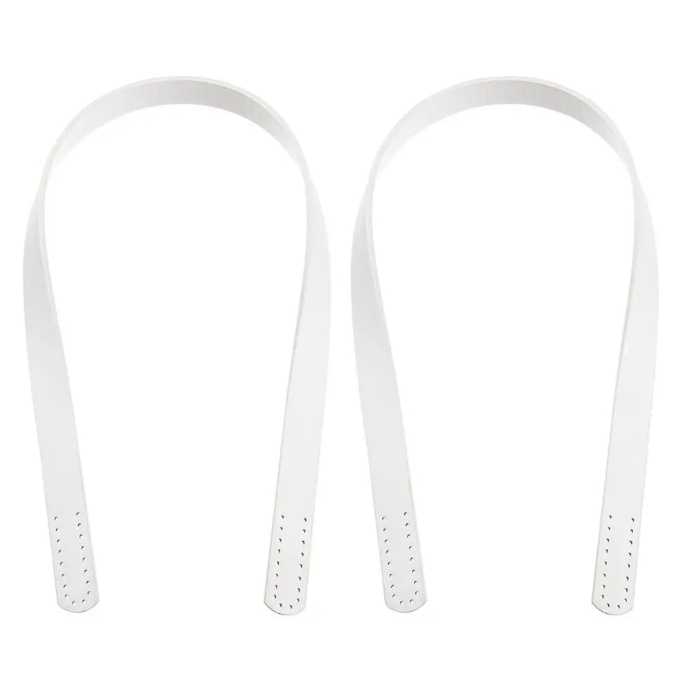 2Pcs PU Leather Women Girls Bag Handles DIY Replacement Handle Shoulder Bag Strap For Handbag Belt Bag Accessory