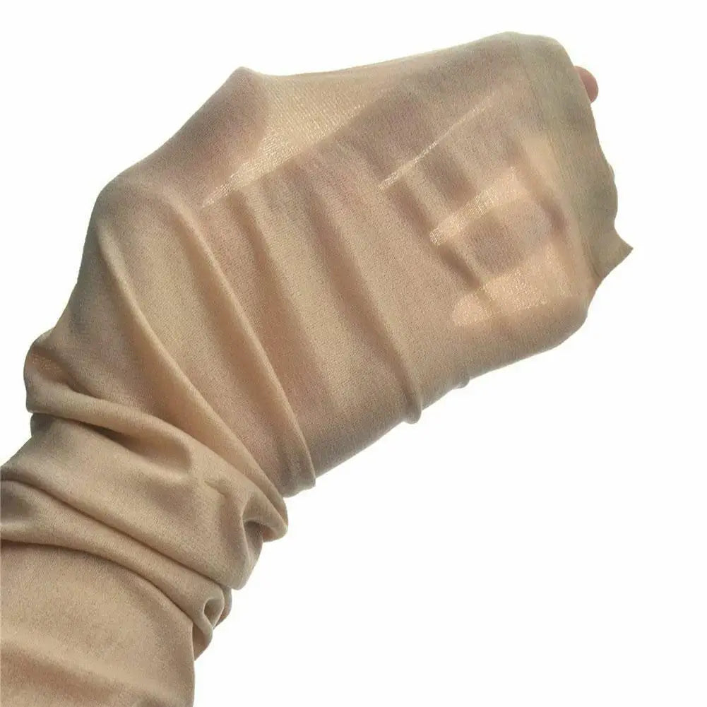 Summer Sun Protection Oversleeve Flesh Colored Skin Sleeves Tattoo Sleeve Covering Scars Unisex Solid Color Arm Cover