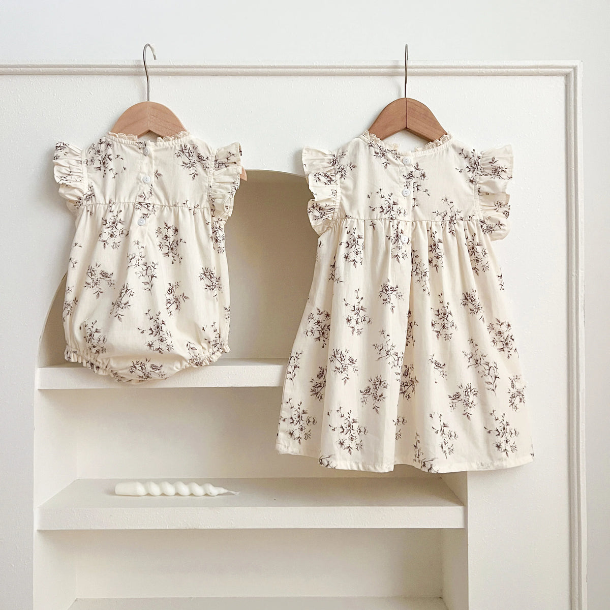 0-7Yrs Toddler Sister Dress Newborn Baby Girl Lace Romper Ruffle Sleeveless Jumpsuit Infant Onepiece Spring Summer Baby Clothes