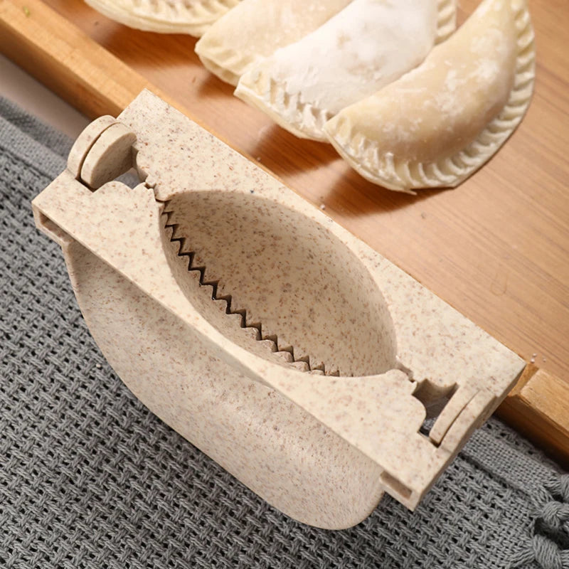1PCS New DIY Wheat Straw Dumpling Maker Dumpling Machine Tools Dumpling Mold Clamp Baking Mold Pastry Kitchen Accessories