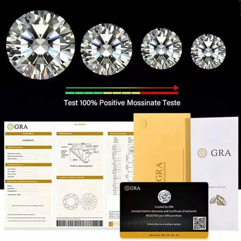 Factory Price D VVS1 Moissanite Tennis Bracelet Full Diamond GRA 925 Silver Plated 18k Fashion Personality Exquisite Jewelry