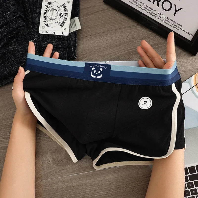 Men's Arrow Shorts Underwear Fashion Cartoon Gradient Boxers Sports Breathable Youth Boxers Boys' Panties Pouch Underpants