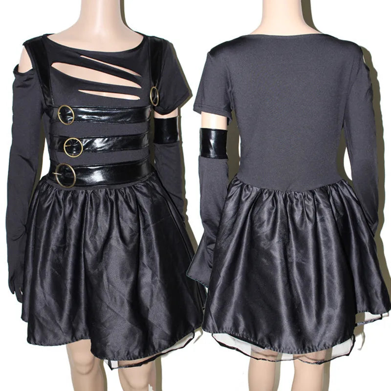 Halloween Costume For Women Movie Edward Scissorhands Cosplay Costumes Party Disguise Female Fancy Dress Role Play Games Wear