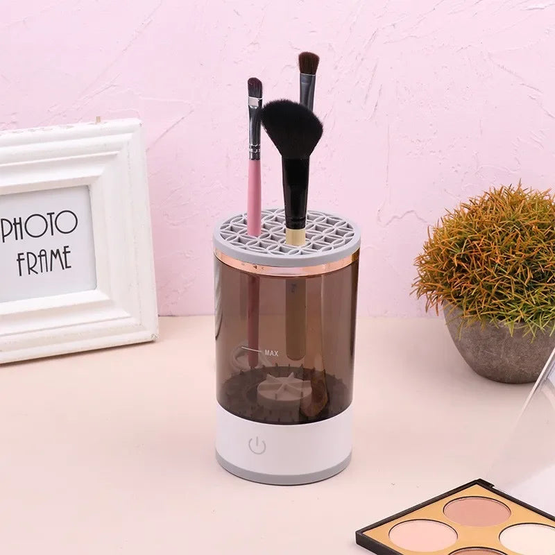 Automatic Makeup Brush Cleaner Rechargeable Lazy Makeup Brush Cleaner Cosmetic Brush Automatic Brush Scrubber Skin Care Tools