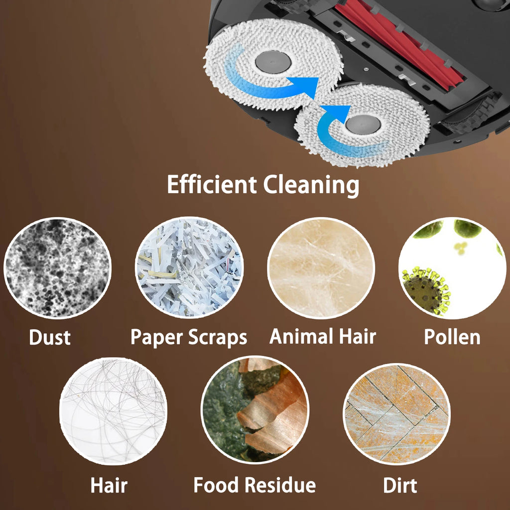Original Roborock Accessories Mop Cloth*4 for Qrevo s5V,Qrevo Pro,Qrevo Master,Qrevo MaxV,Qrevo Plus,Qrevo Slim,Qrevo CuryX