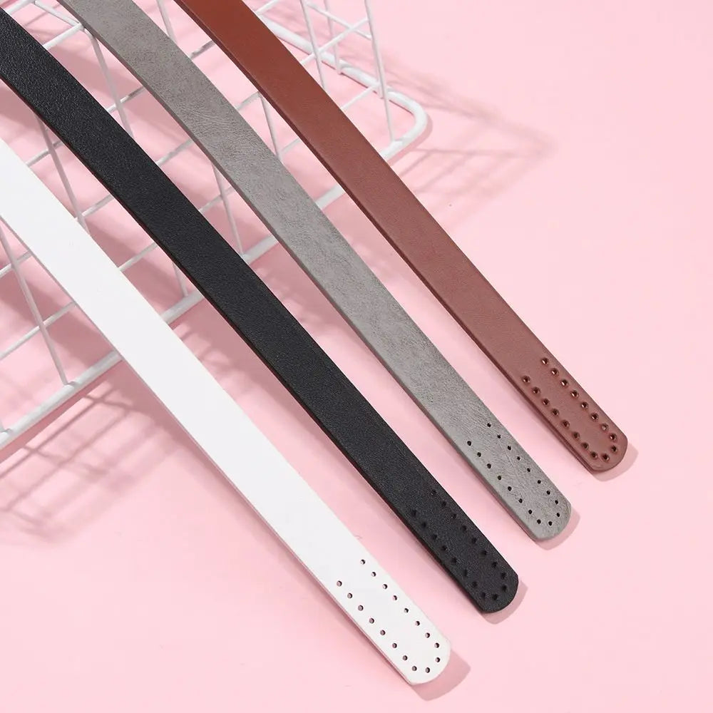 2Pcs PU Leather Women Girls Bag Handles DIY Replacement Handle Shoulder Bag Strap For Handbag Belt Bag Accessory