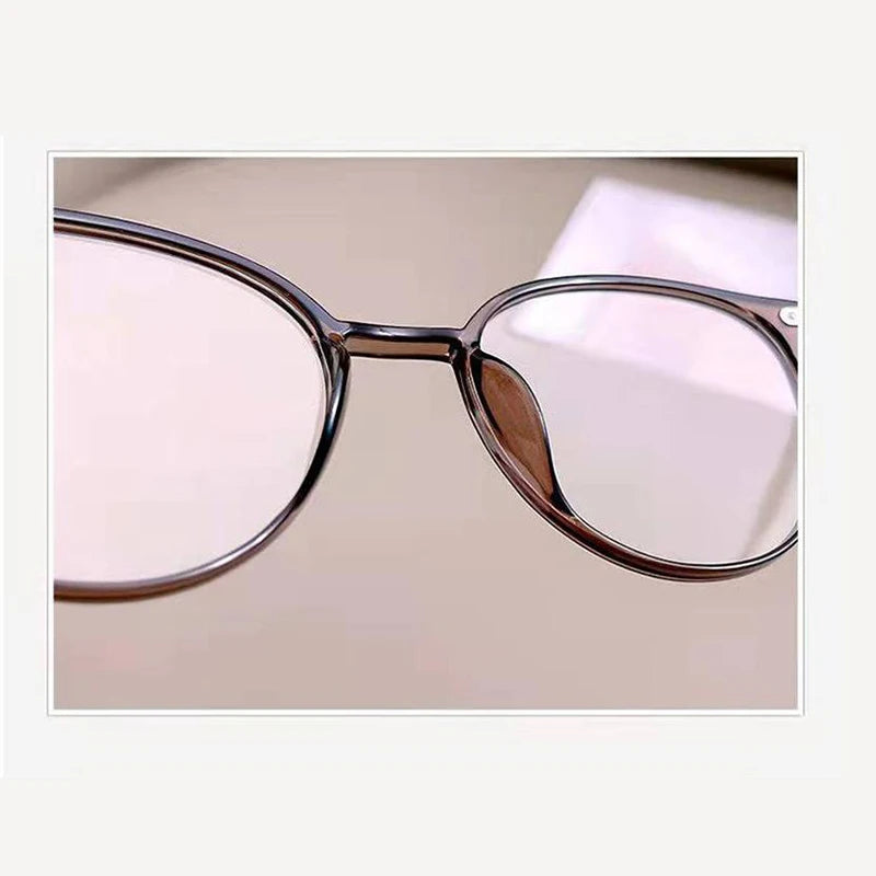 Fashion Anti-Blu Glasses for Women Men Retro Round Eyeglasses Frame Eyewear Anti-Radiation Glasses Universal Computer Eyewear