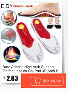 EiD 3/4 Leder orthopädische Schuheinlagen für Plattfüße Fußgewölbestütze orthopädische Schuheinlegesohle Einlegesohlen für Herren und Damen Fußpflege
