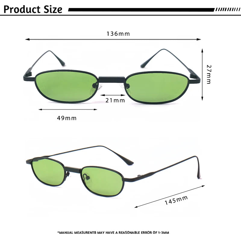 CATERSIDE Retro Polarized Sunglasses Men Small Frame TAC Lenses Punk Sun Glasses Women Fishing Outdoor Party Glasses Summer