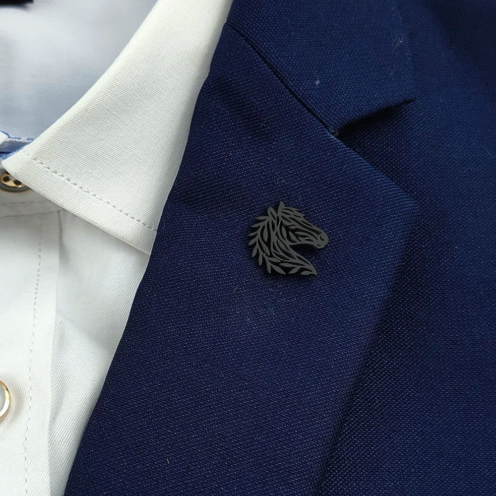 Personalized Horse Brooch with European and American Minimalist Style, Exquisite Gift, Wedding Party Jewelry