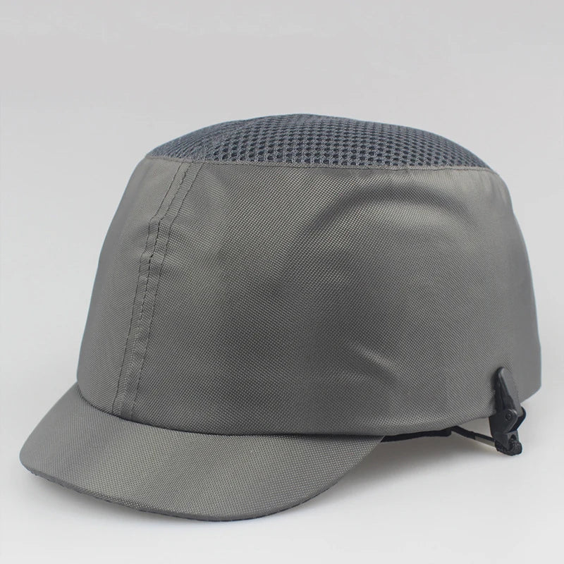 Custom Logo Work Safety Bump Cap Hard Inner Shell Protective Helmet Baseball Hats Outdoor Men Adjustable Safety Protection Hat