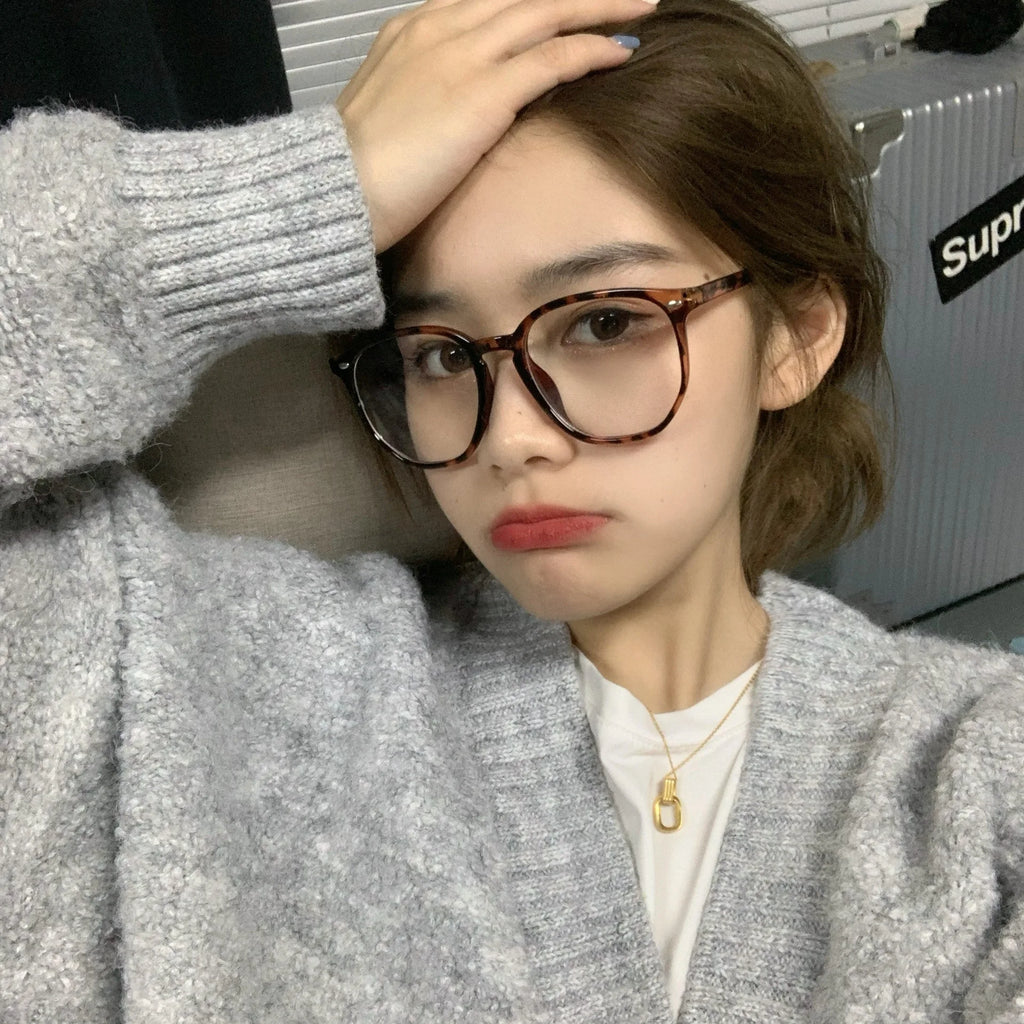 Transparent Computer Glasses Frame Women Men Anti Blue Light polygon square Eyewear Blocking Glasses Optical Spectacle Eyeglass