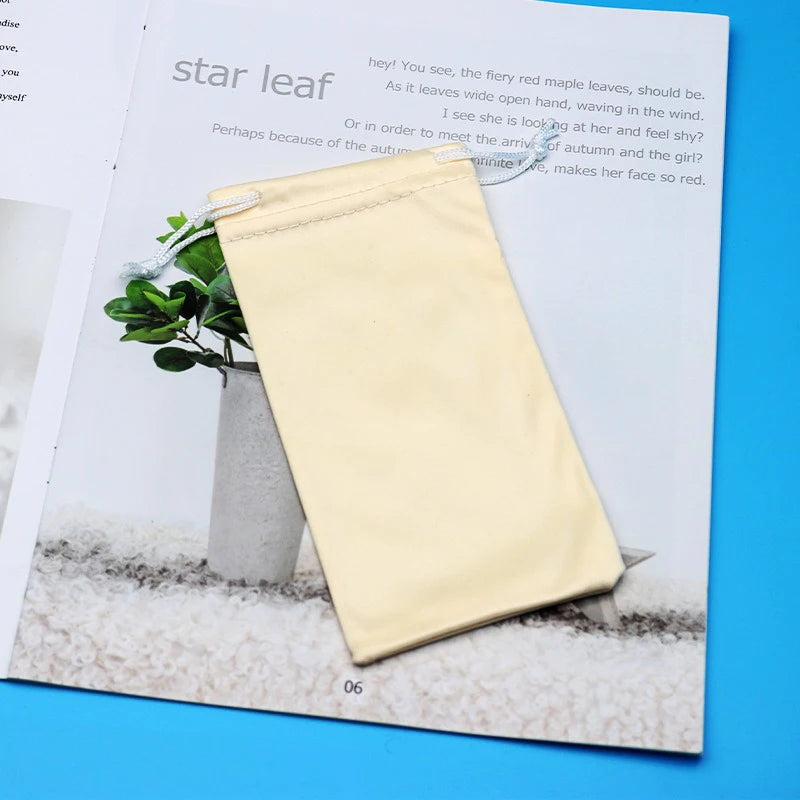 Mini Eyeglasses Drawstring Bag Sun Glasses Optical Spectacles Case Portable Cloth Pouch Eyewear Eyeglasses Storage Organizer
