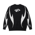 Nuevos jerséis de otoño e invierno para hombre/mujer en comercio exterior, tejido con patrón Y2K, jersey Harajuku, cuello redondo suelto unisex