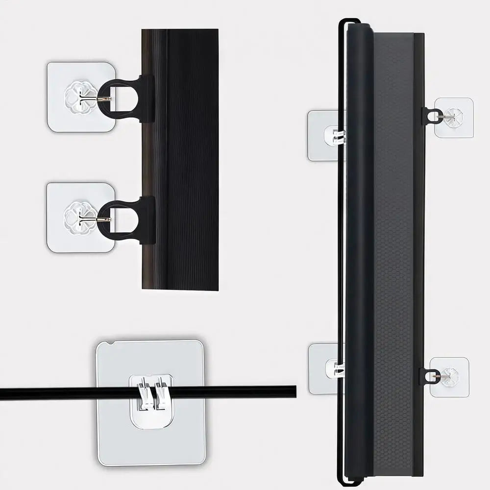Barrera de seguridad retráctil de malla para mascotas, sin taladros, extensible, para protección infantil, barrera protectora de malla para mascotas, pantalla para balcones y pasillos