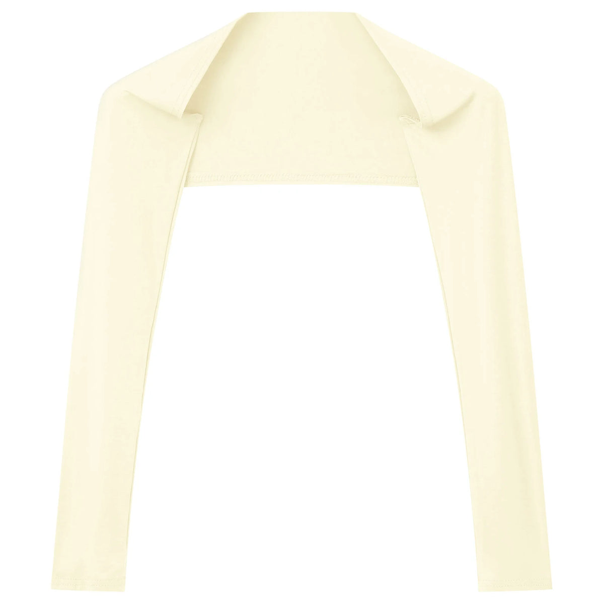 Men Open Front Half Crop Top Solid Long Sleeve Cardigan Bolero Shrug Tops Muscle Arm Sleeves Workout Sports Gym Tops Clubwear