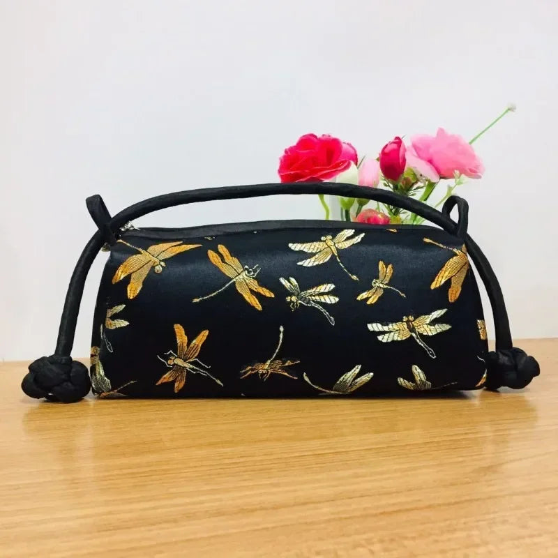 New Chinese Style Retro Bag Designer Chinese Style Silk Bag Japanese Hand Embroidery Totes Fashion Handbags and Purses