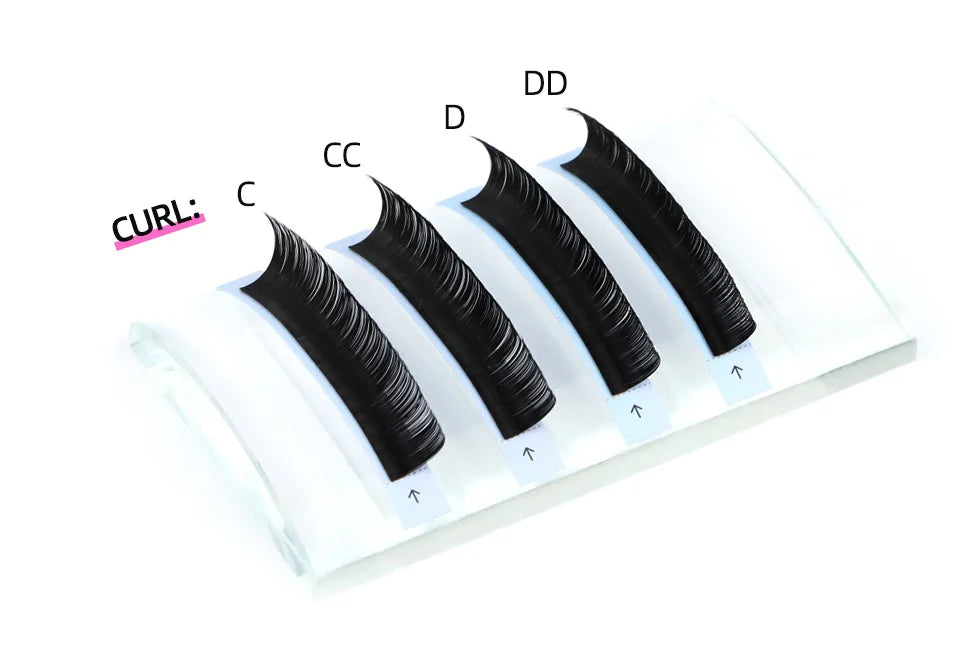 Lashrujade Eyelashes Extension Matte Black Soft Natura Mink Faux Individual Russian Volume Lash Regular Classic Lashes Extension