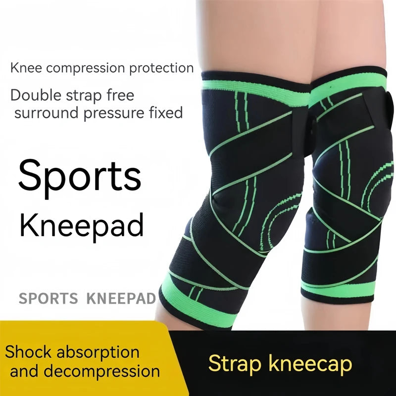 1PC Knee Brace Compression Knit Knee Pad For Sports Quickly Absorb Perspiration Keep Knees Warm Knee Boosters Breathable Support