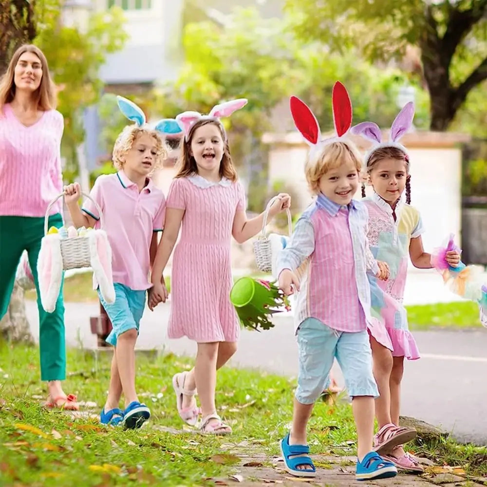 Osterhasenohren Stirnbänder Erwachsene Kinder Süße Bunte Hasenohren Oster Stirnreif Kostüm Requisiten Kopfbedeckung Haarschmuck