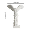 1pcs Resin Greek Goddess Of Victory Character Statue Angel Wing Art Figurine Decoration Home Office Decor Sculpture Ornament