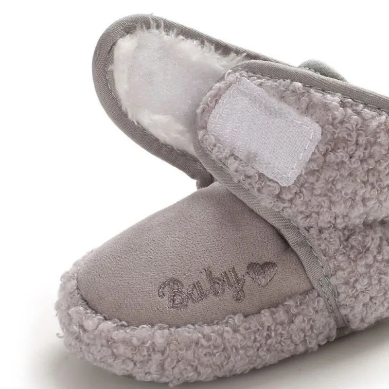 Warm Infant Toddler Crib Snow Boots Soft Comfortable Infant Girls Boys Anti-Slip Socks Slipper Newborn Baby Shoes