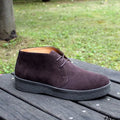 Careaymade-British Vintage 100% Genuine Leather Casual Shoes Lace-up Retro Business Thickness cow suede Workwear Men's Shoes