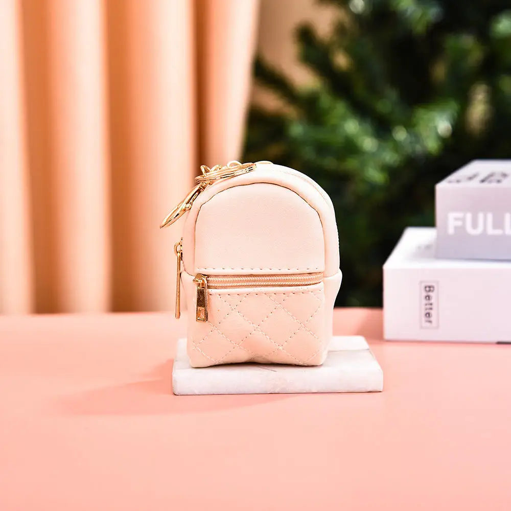 Pu Leather Coin Purse Women Men Large Capacity Wallet Bag Money Key Earbuds Travel Credit Card Holder Double Zipper Storage Bag