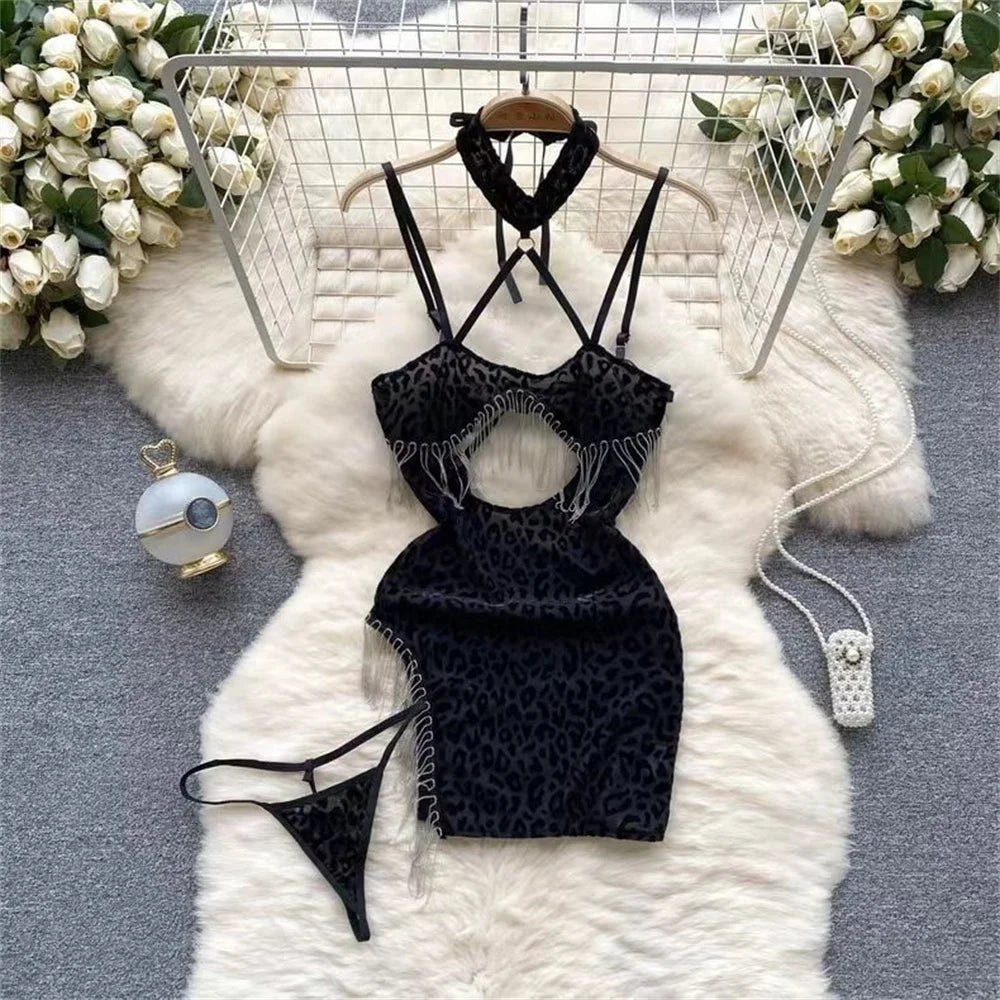 Sexy Cute Sweet Lace Backless Jumpsuit Women Slim Fit Bodysuit Girl Strap Bow knot Cosplay Hot Sweet Bow Ribbon Lingerie Dress