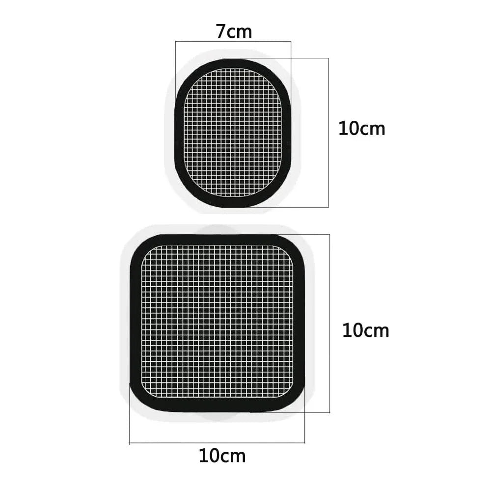 6/4/2/1Pair EMS Electric Muscle Stimulator Gel Sheet Pads For Abdominal Abs Toner Massage Abdomen Massager Slimming Belt Patches