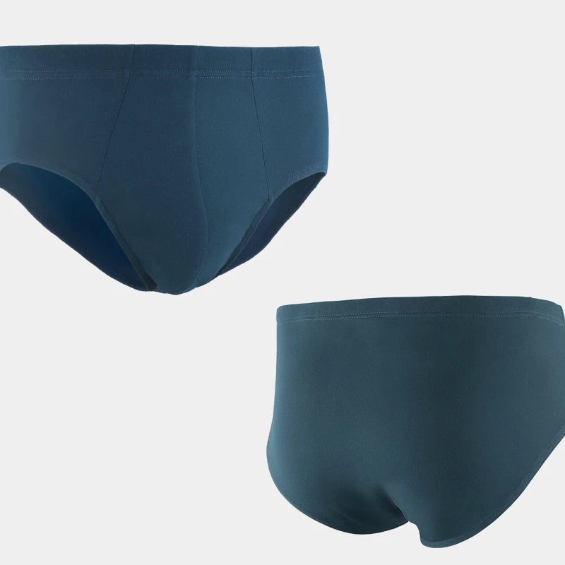 5pcs Men's pure cotton triangle pants, men's large-sized breathable sports underpants, summer thin and comfortable cotton men's.