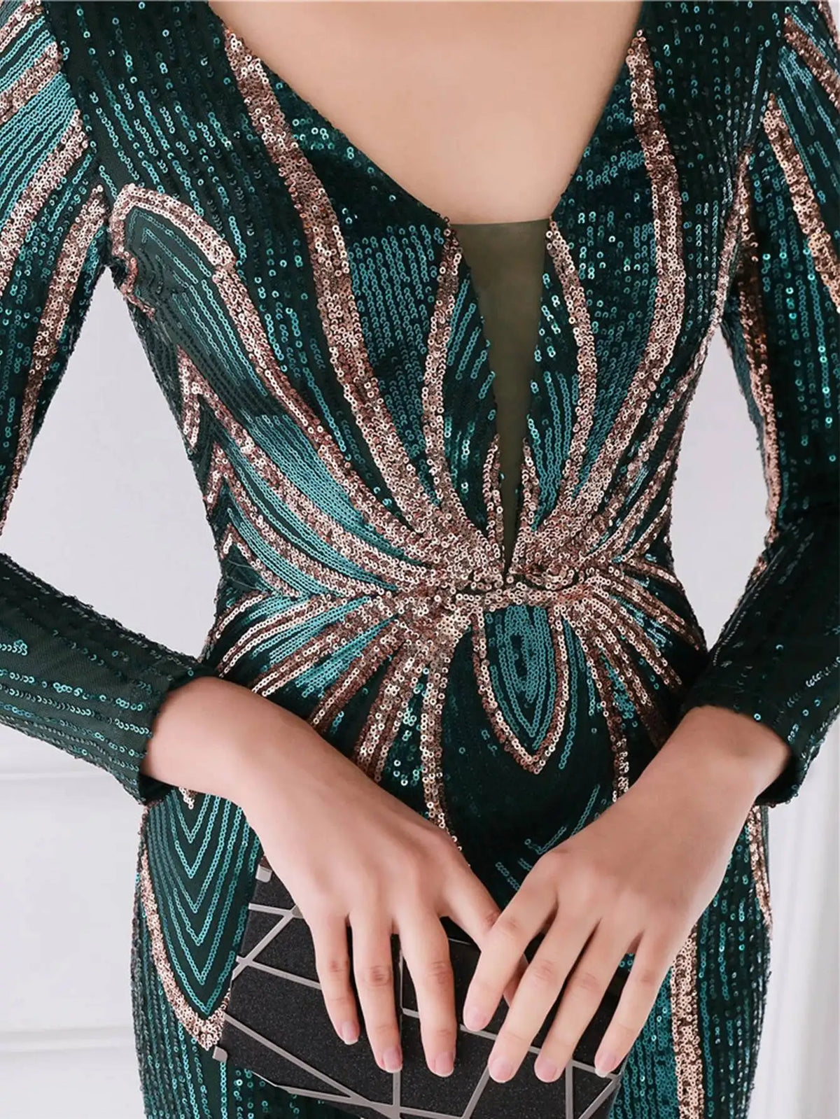 Sexy long sleeve birthday evening dresses for women 2026 elegant luxury wedding party dress vintage maxi sequin dress vestidos