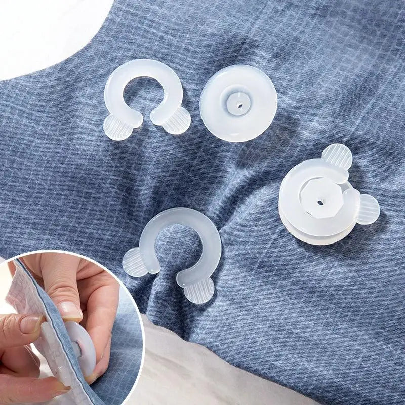 4/8/12PCS Quality Plastic Durable Portable Comforter Clamp Bed Duvet Fastener Clips Bed Duvet Holders Durable Blanket Cover