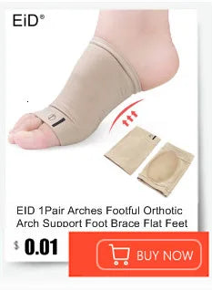 EiD 3/4 Leder orthopädische Schuheinlagen für Plattfüße Fußgewölbestütze orthopädische Schuheinlegesohle Einlegesohlen für Herren und Damen Fußpflege