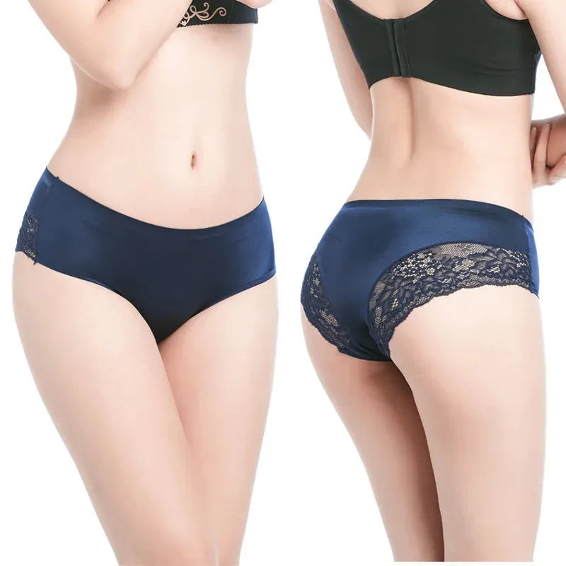 1/5/10Pcs Seamless Women Hollow Out Panties Set Underwear Comfort Lace Briefs Low Rise Female Sport Panty Soft Lady Lingerie