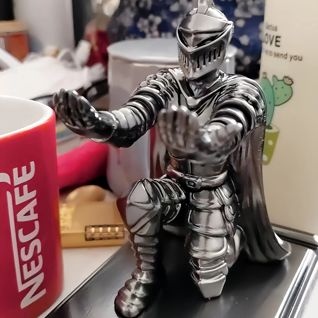 Knight Sword Resin Phone Pen Holder - The Perfect Choice For Handmade Office Desk Accessories, Home Decor, And Gifts