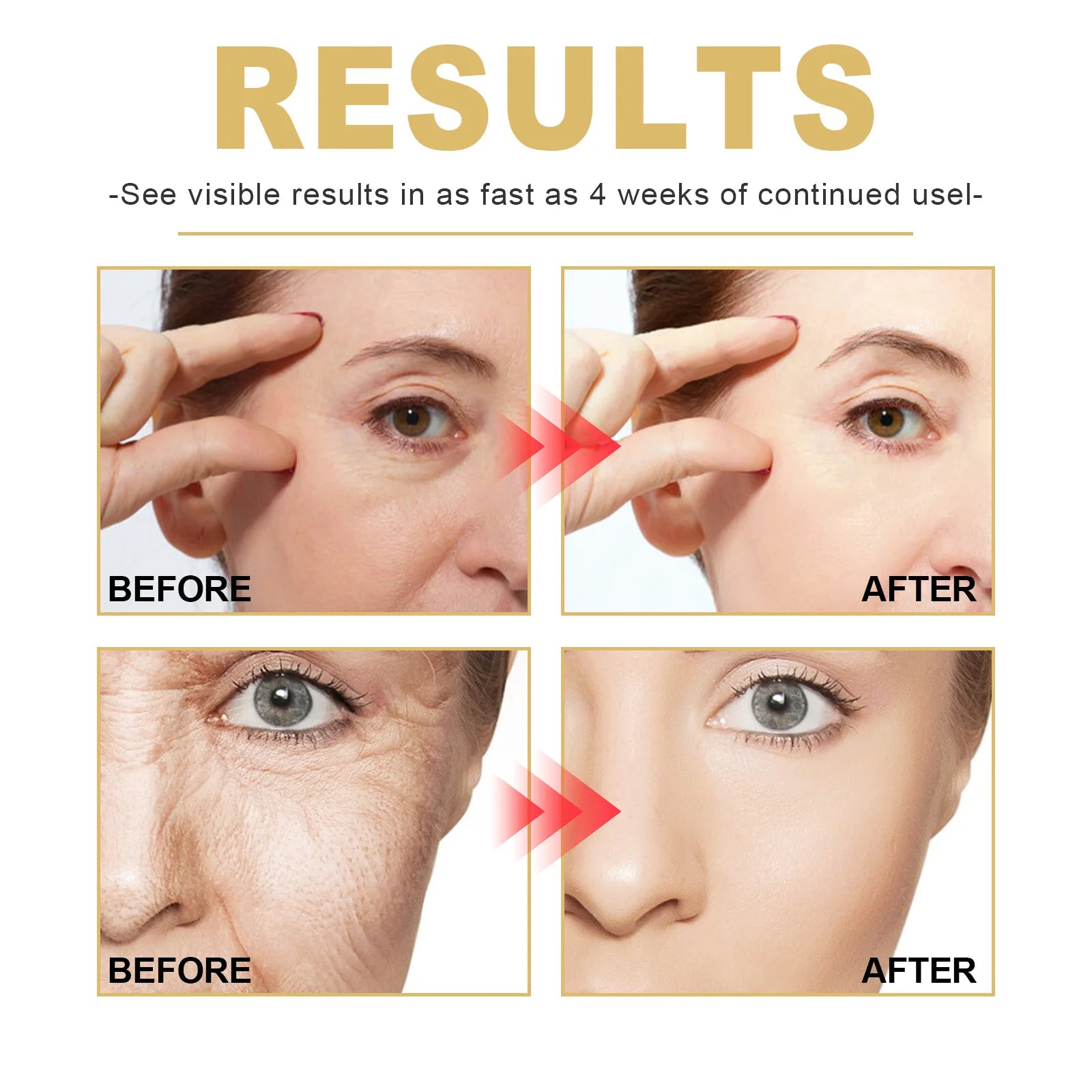 Wrinkle Remove Serum Anti-Aging Essence Fade Fine Line Lifting Firming Whitening Skin Care