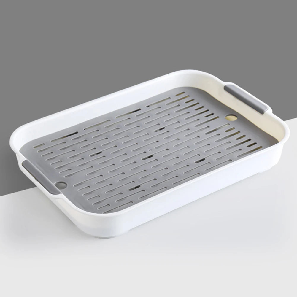 Tray Rabbit Litter Tray Smooth Corner Detachable Design Heightened Grid Design White Blue For Pet’s Training For Pet’s Training