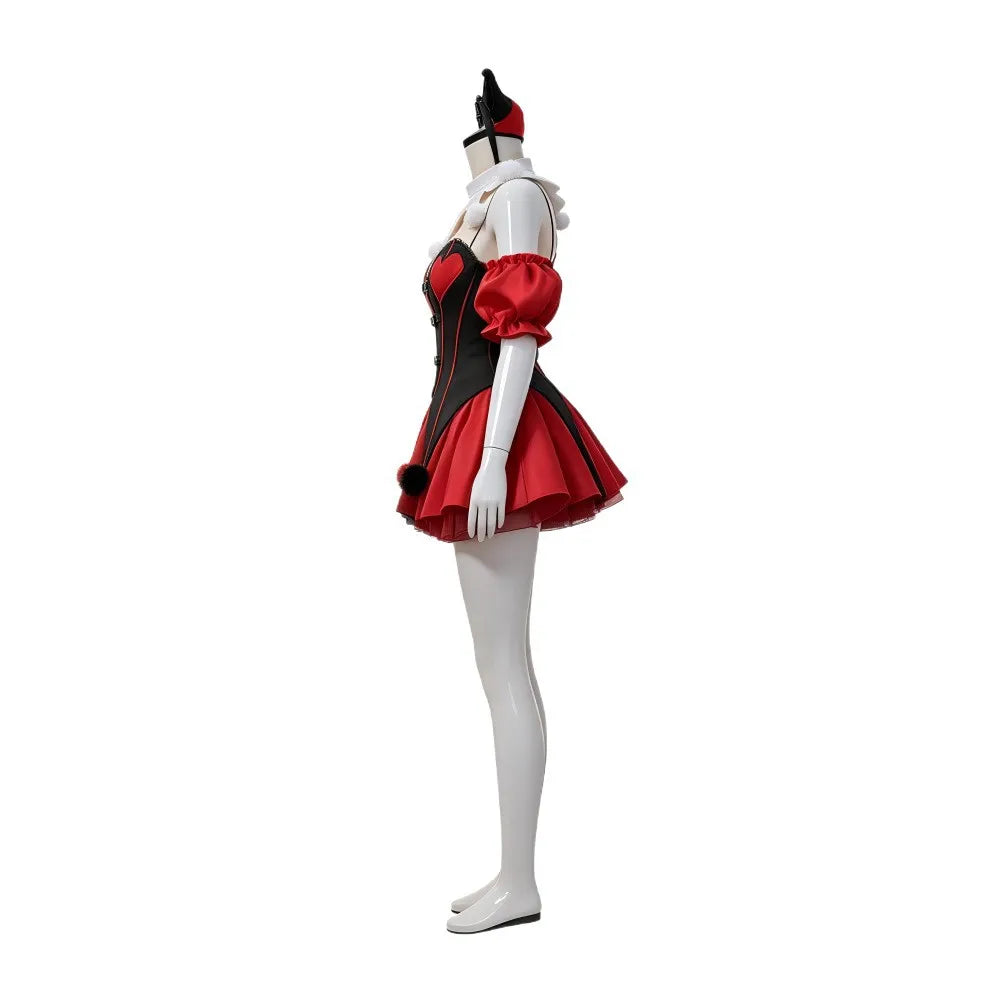 Halloween Cosplay Clown Skirt Hairband Clothing Women Party Disguise Roleplay Female Halloween Costume Carnival Outfits Suits