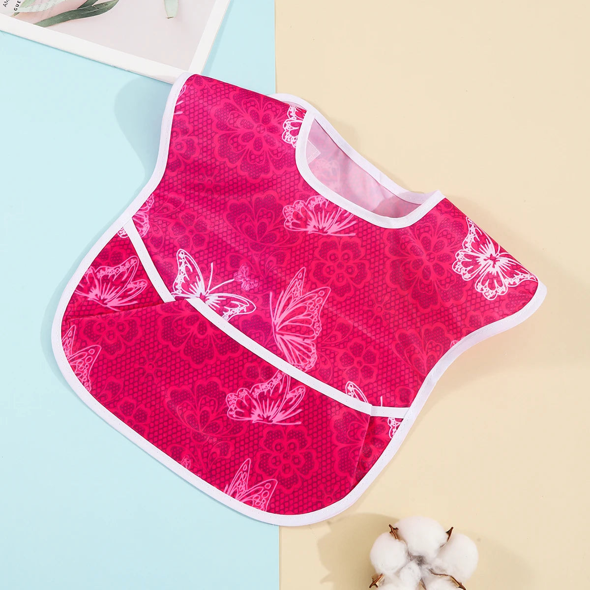 Baby Bibs Waterproof Kids Lunch Feeding Burp Cloth Boys Girls Cartoon Saliva Towel Newborn Printing Bibs Apron